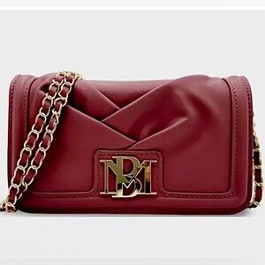 Badgley Mischka Crossbody Bag Plum Oxblood Burgundy BRAND NEW WITH TAGS
